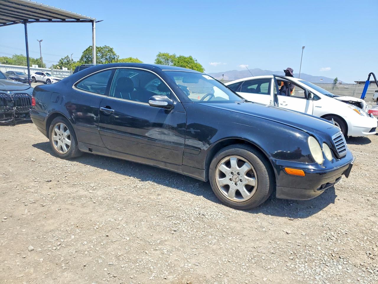 2001 Mercedes-benz Clk 320 Black vin: WDBLJ65G01F185201