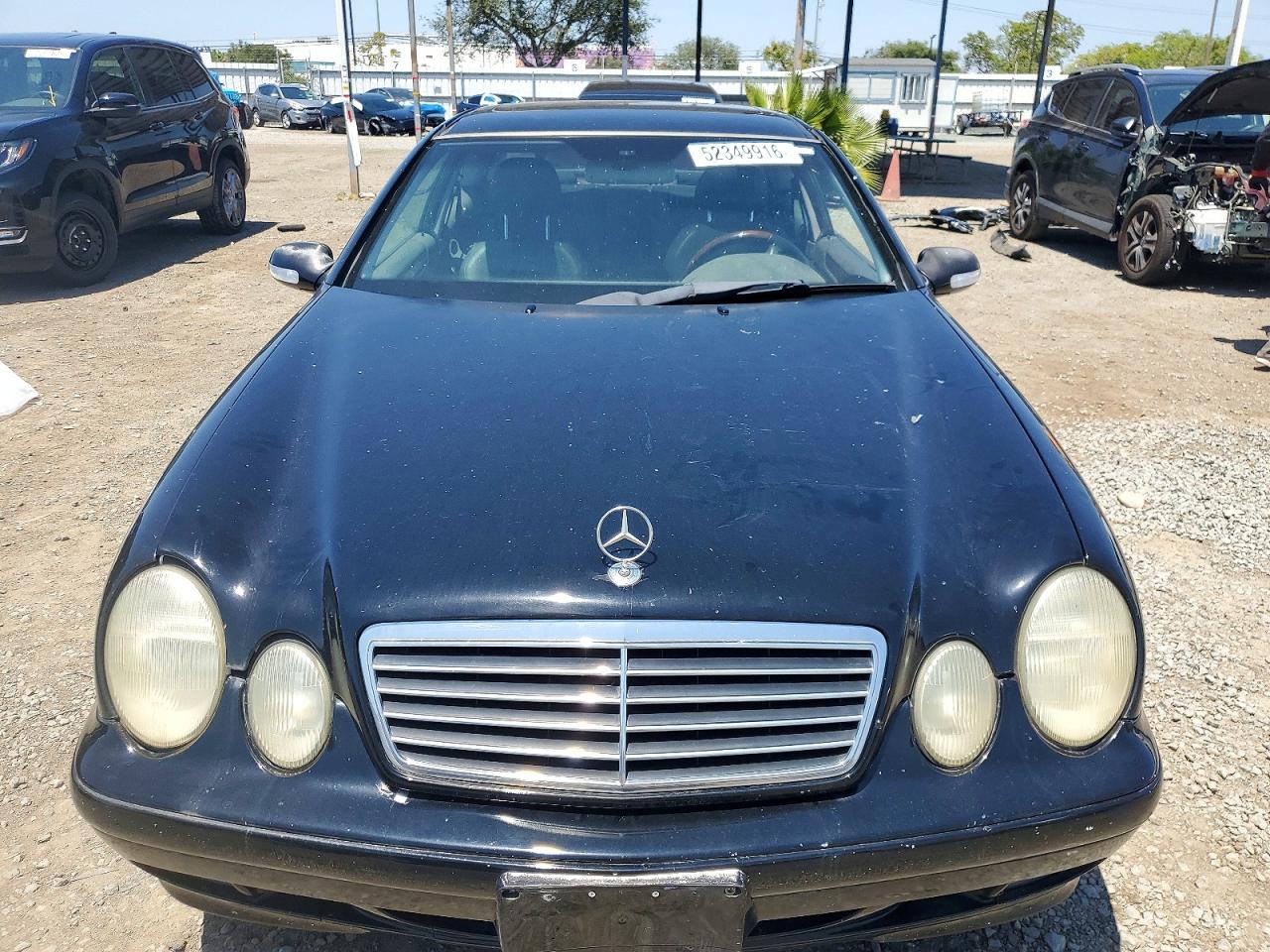 2001 Mercedes-benz Clk 320 Black vin: WDBLJ65G01F185201