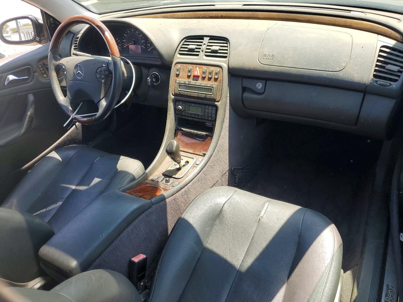 2001 Mercedes-benz Clk 320 Black vin: WDBLJ65G01F185201