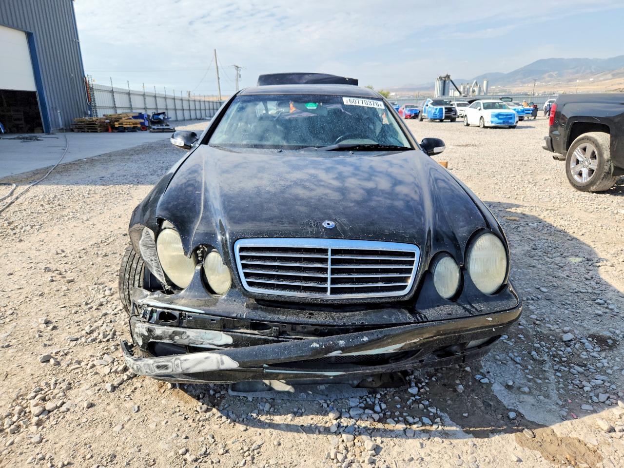 2002 Mercedes-benz Clk 320 Black vin: WDBLJ65G02F196927