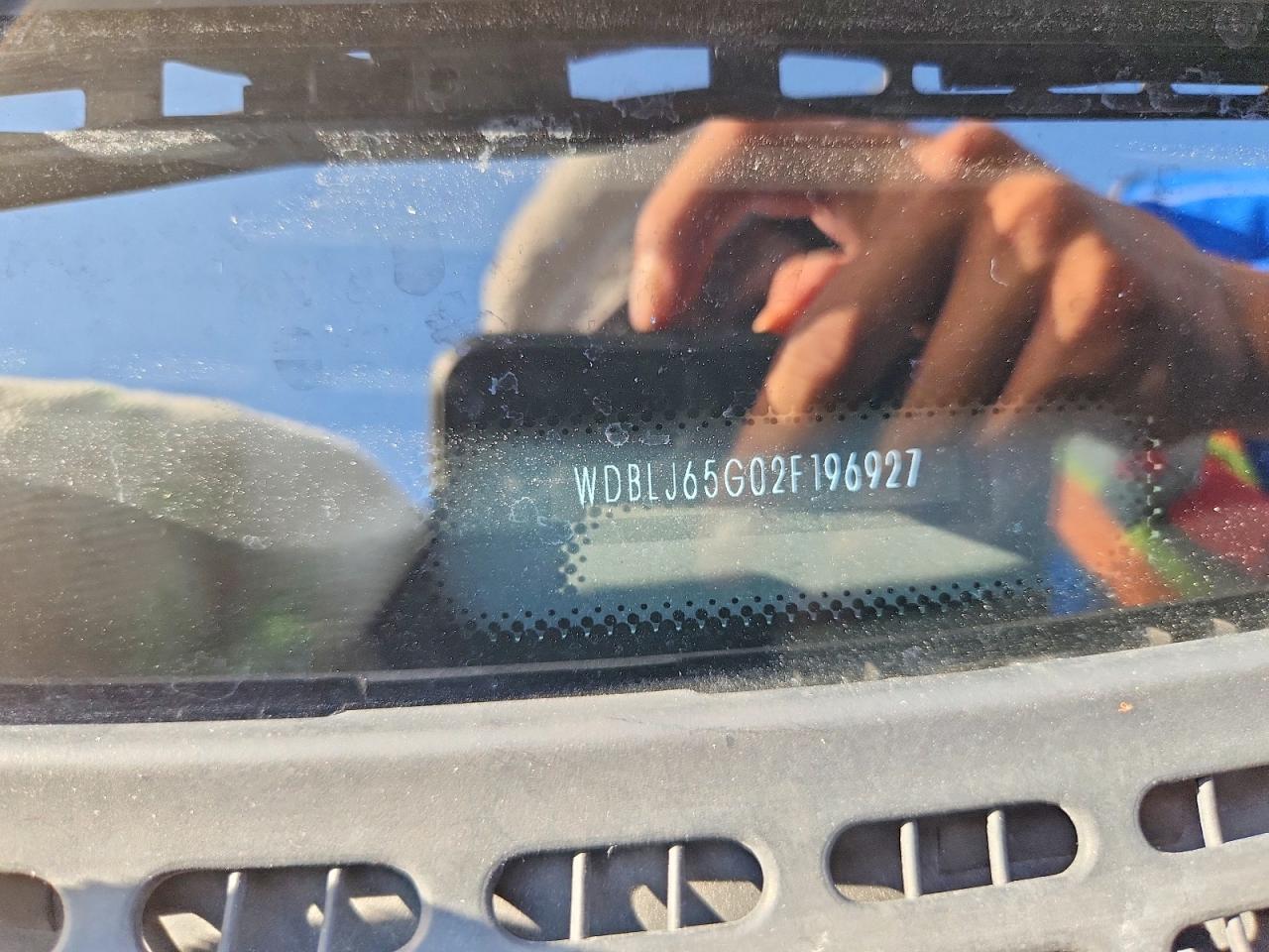 2002 Mercedes-benz Clk 320 Black vin: WDBLJ65G02F196927
