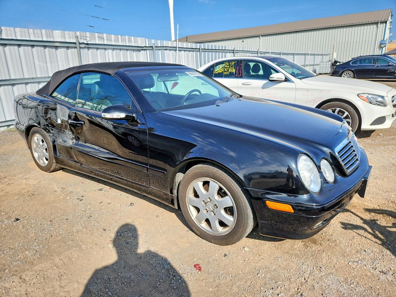 2001 Mercedes-benz Clk 320 Black vin: WDBLJ65G11F179293