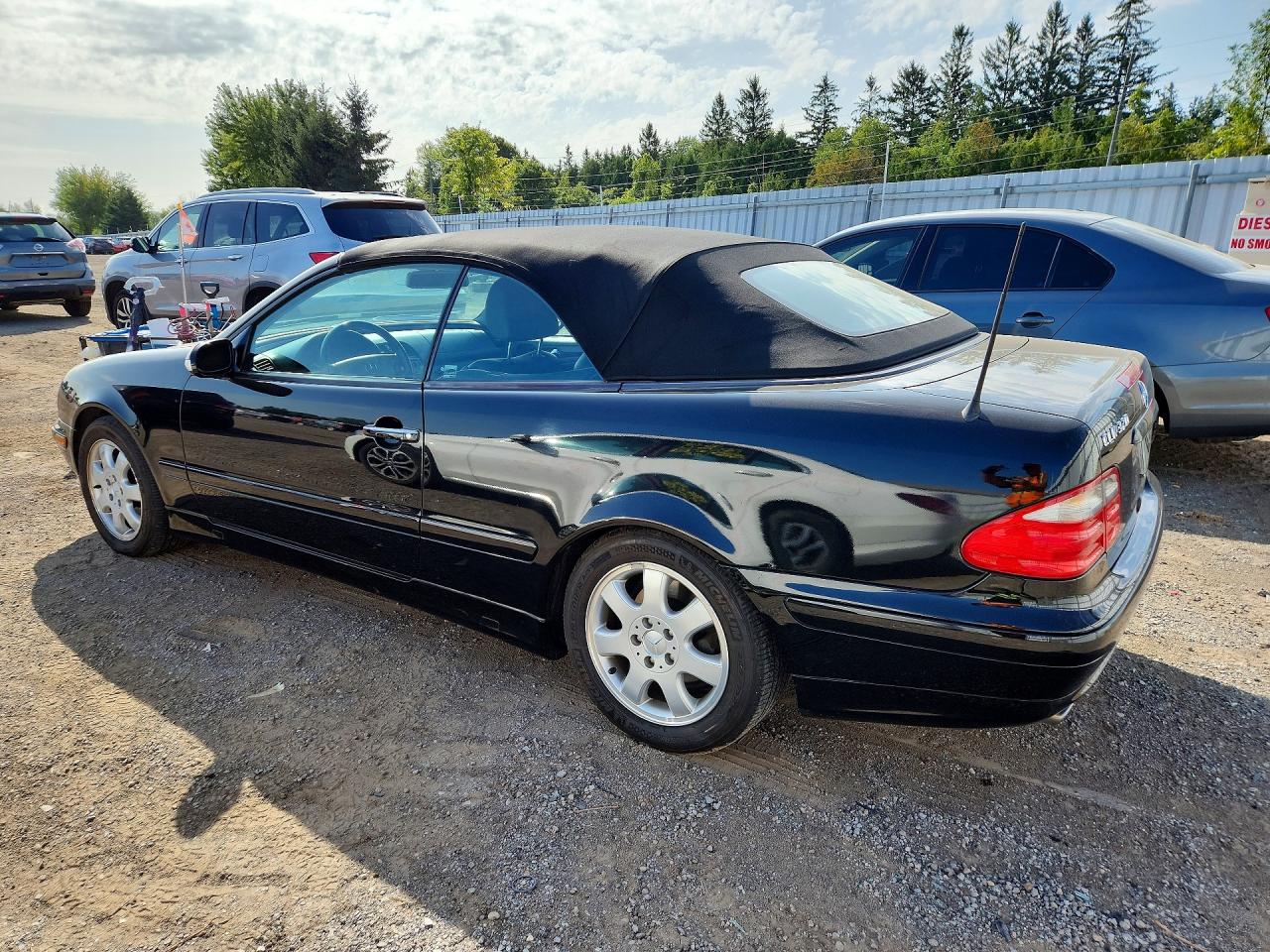 2001 Mercedes-benz Clk 320 Black vin: WDBLJ65G11F179293