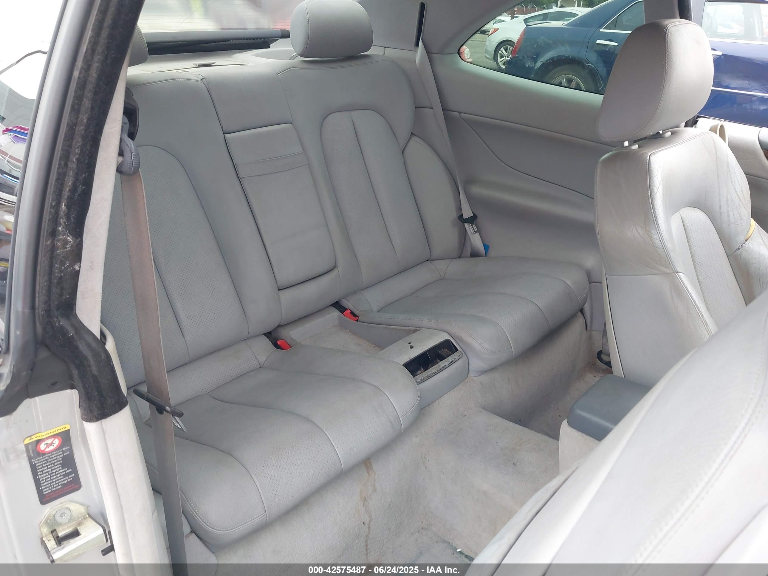 2002 Mercedes-benz Clk 320   Silver vin: WDBLJ65G12F197990