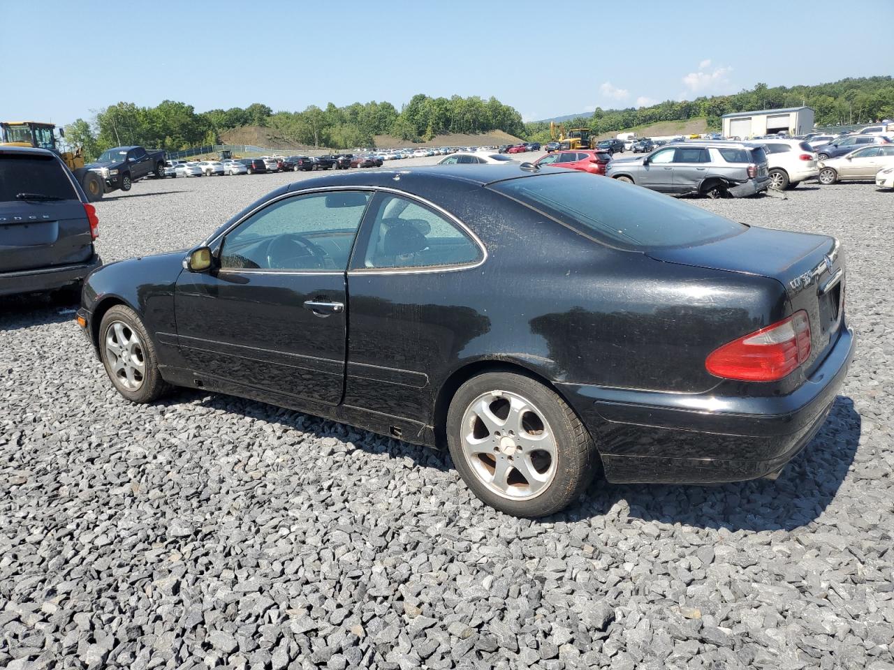 2002 Mercedes-benz Clk 320 Black vin: WDBLJ65G12F198461