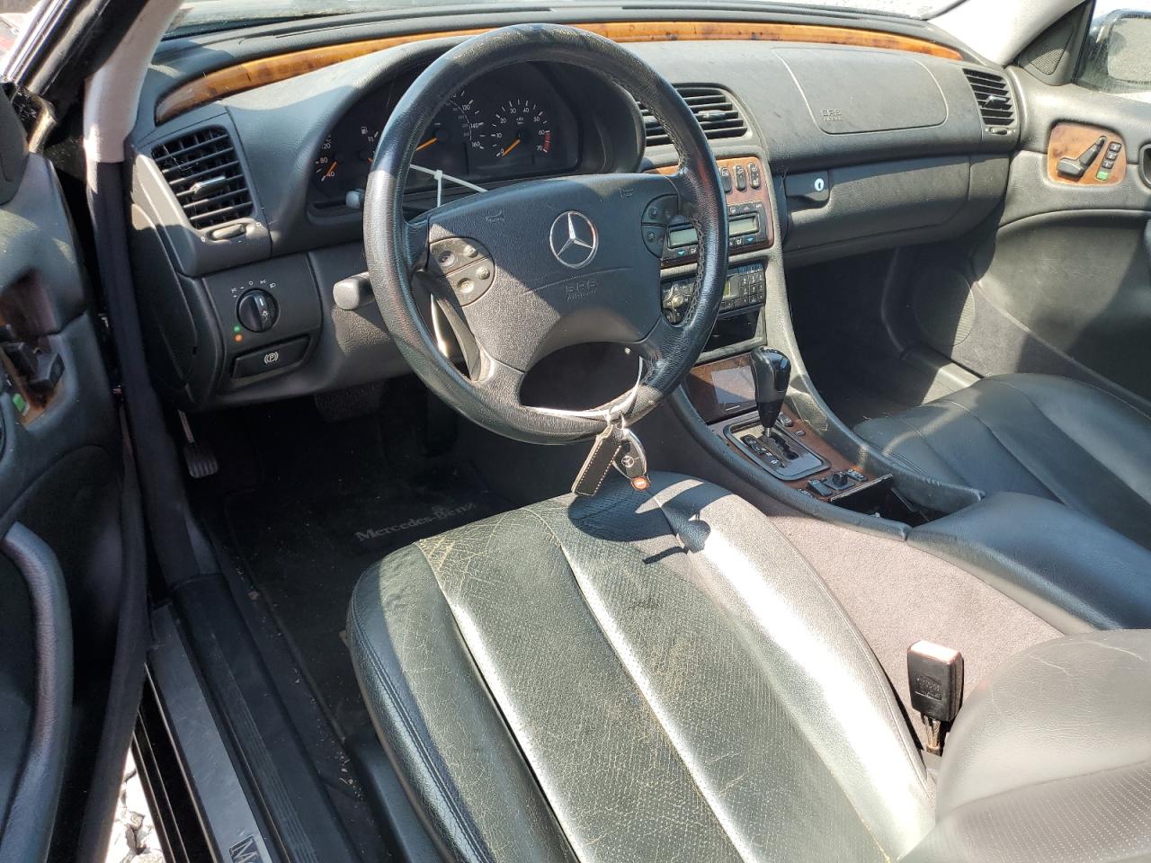 2002 Mercedes-benz Clk 320 Black vin: WDBLJ65G12F198461