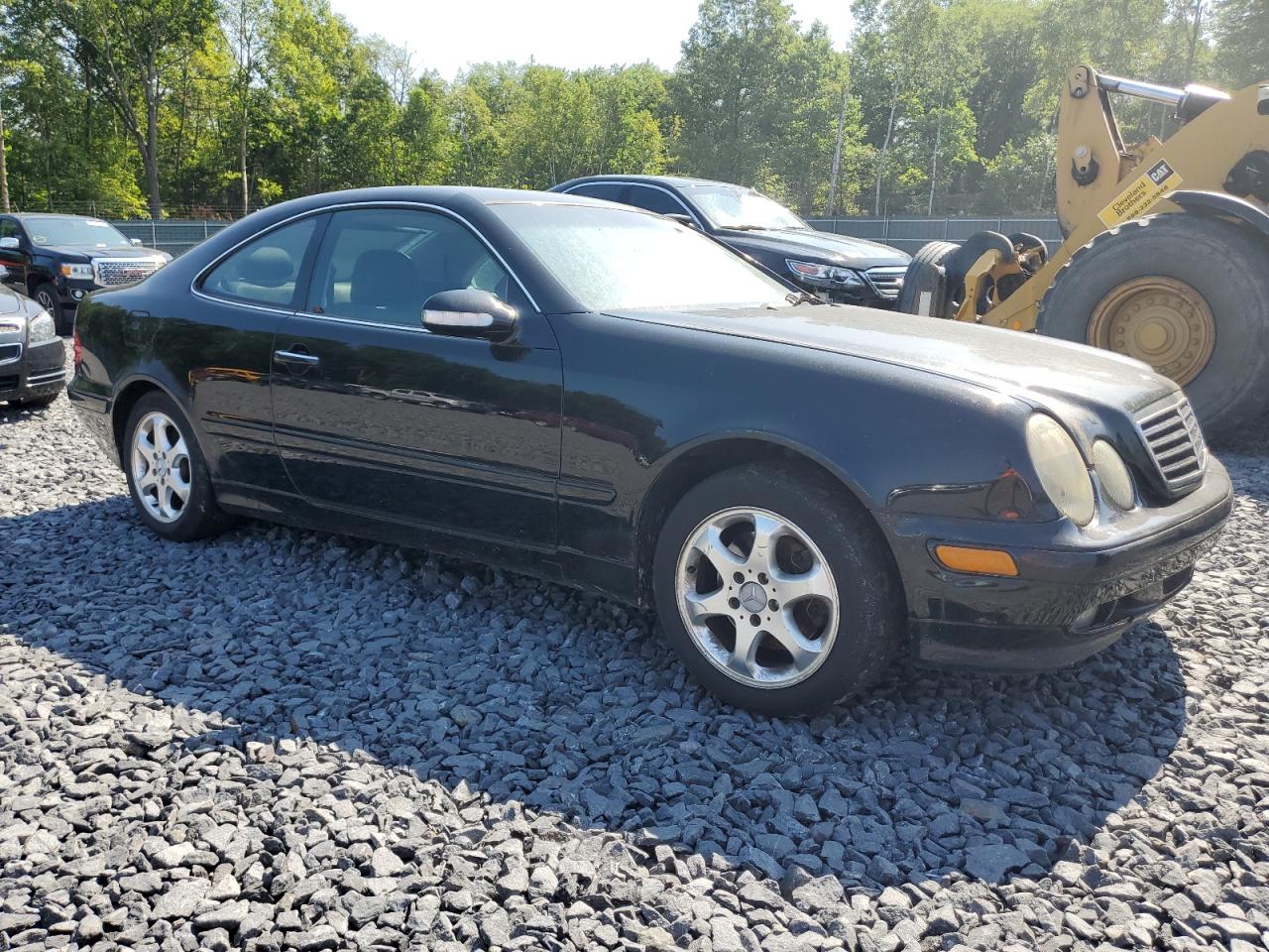 2002 Mercedes-benz Clk 320 Black vin: WDBLJ65G12F198461
