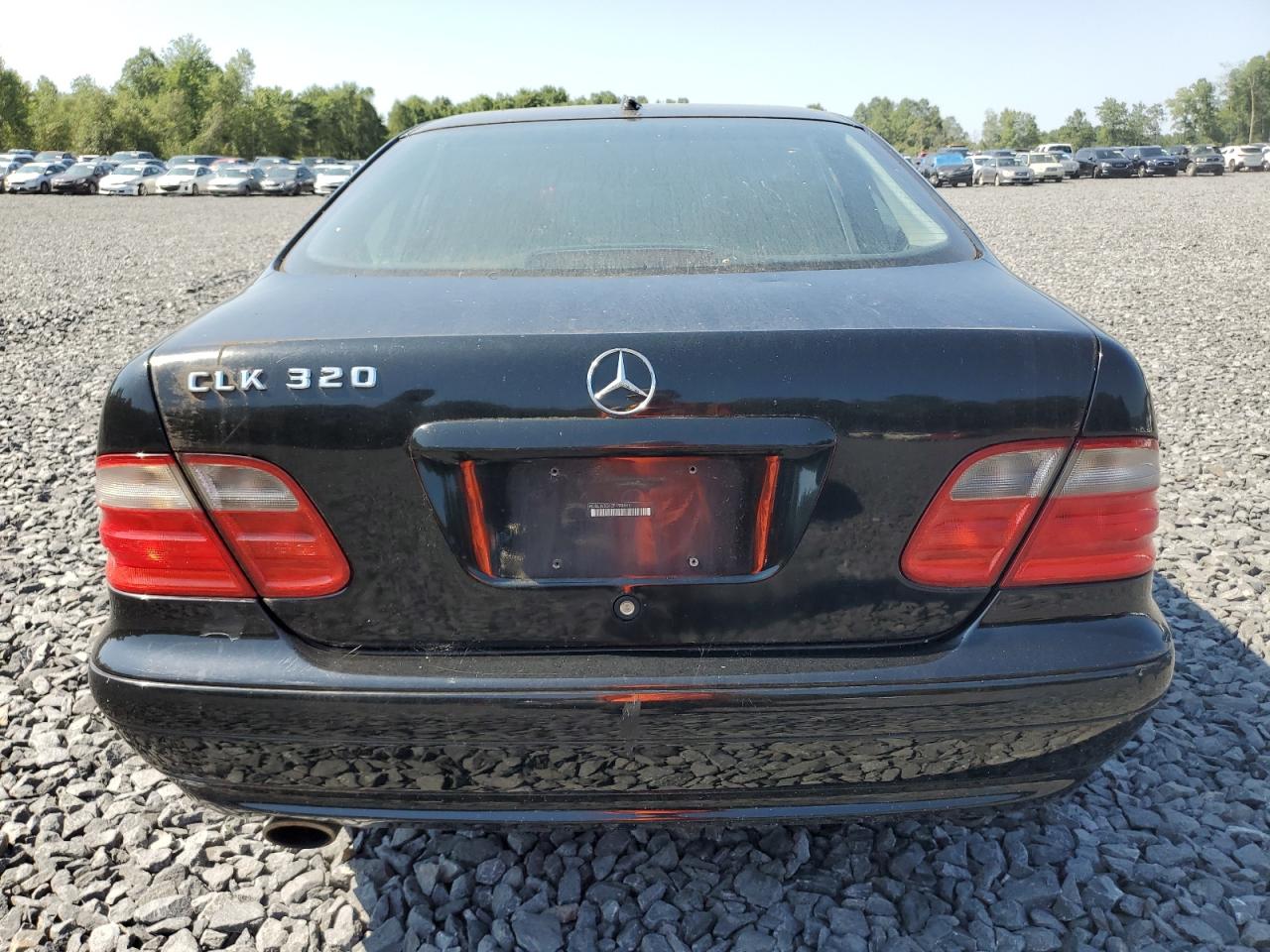 2002 Mercedes-benz Clk 320 Black vin: WDBLJ65G12F198461