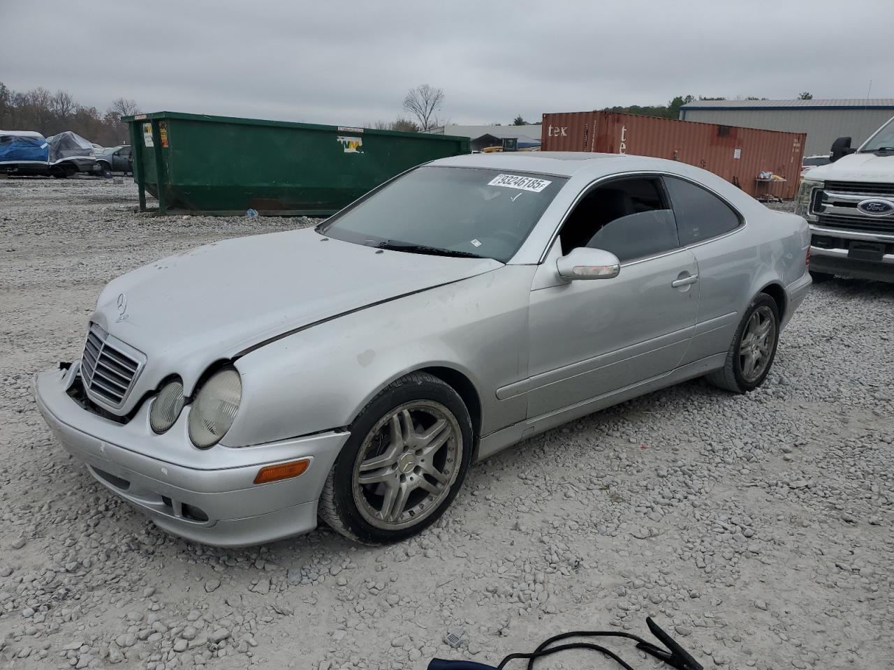 2002 Mercedes-benz Clk 320 Silver vin: WDBLJ65G12T124443