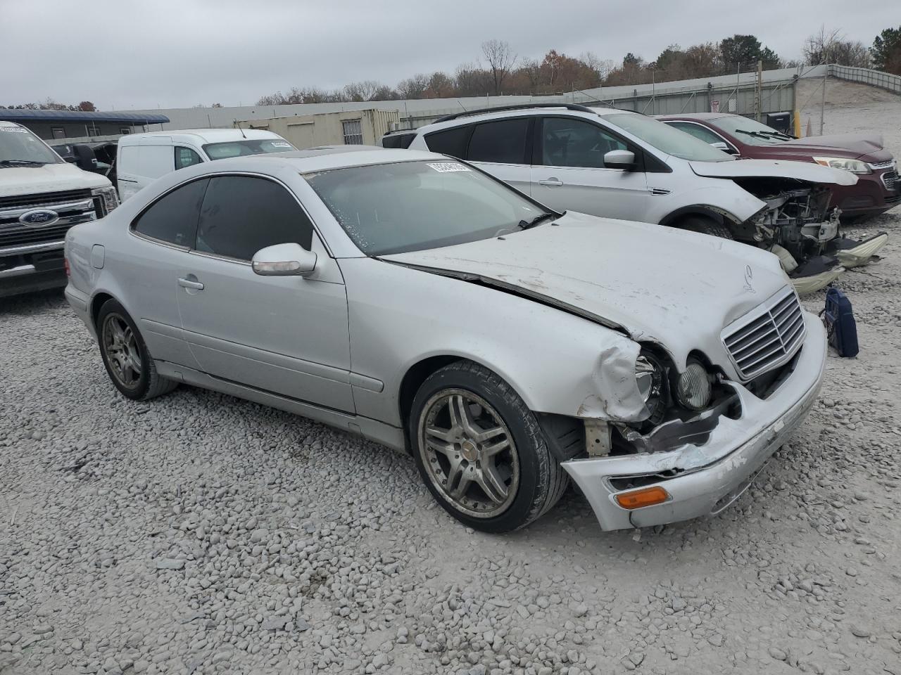 2002 Mercedes-benz Clk 320 Silver vin: WDBLJ65G12T124443