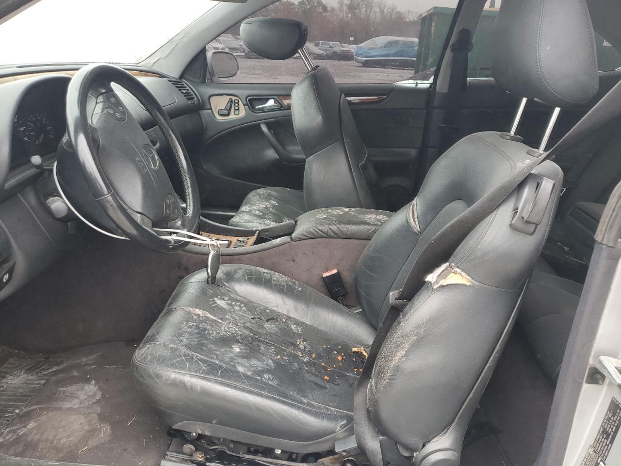 2002 Mercedes-benz Clk 320 Silver vin: WDBLJ65G12T124443