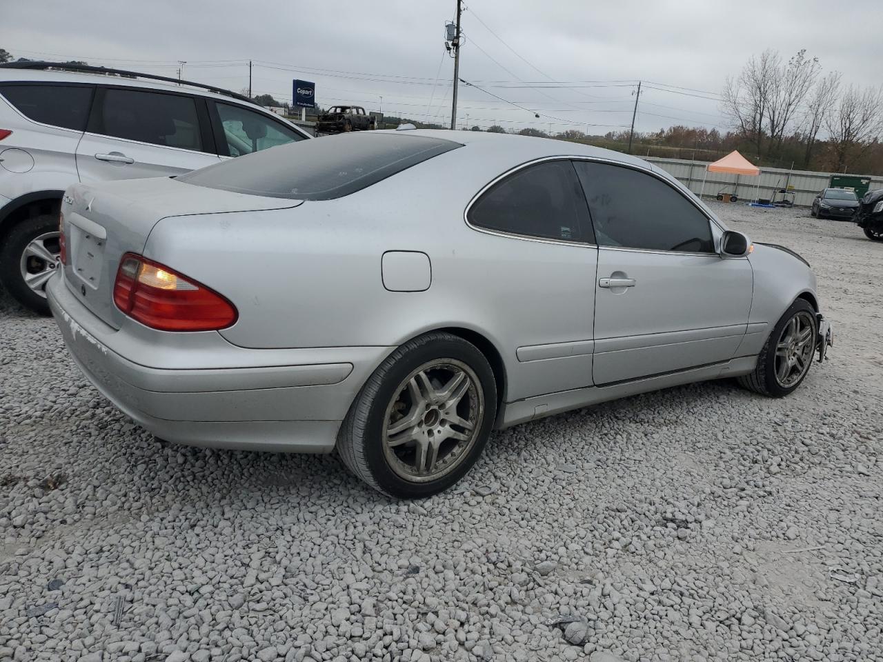 2002 Mercedes-benz Clk 320 Silver vin: WDBLJ65G12T124443