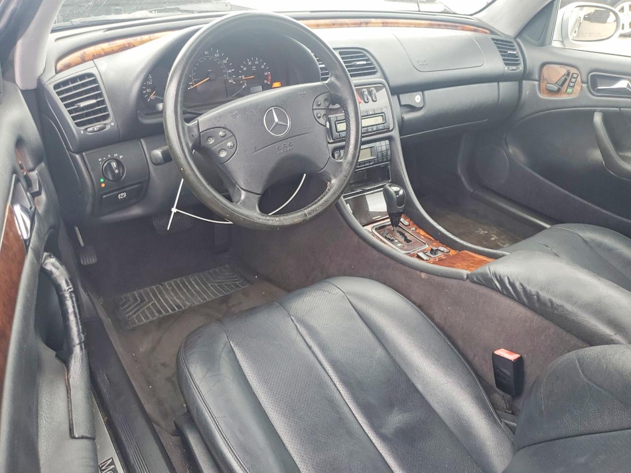 2002 Mercedes-benz Clk 320 Silver vin: WDBLJ65G12T127990