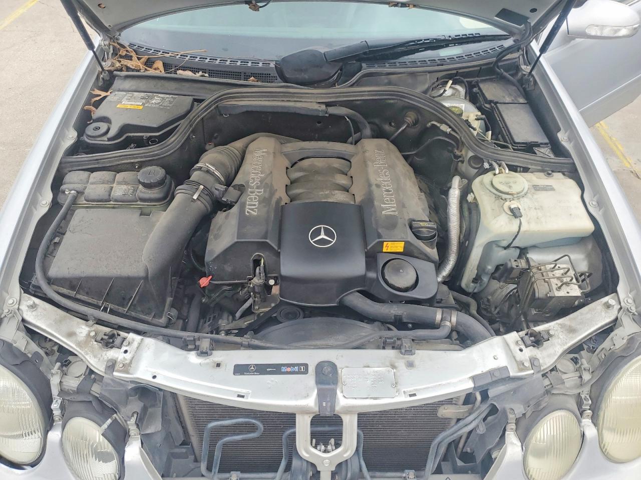 2002 Mercedes-benz Clk 320 Silver vin: WDBLJ65G12T127990