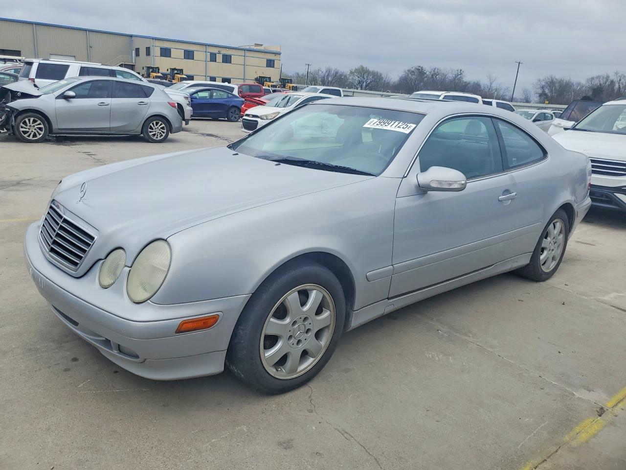 2002 Mercedes-benz Clk 320 Silver vin: WDBLJ65G12T127990