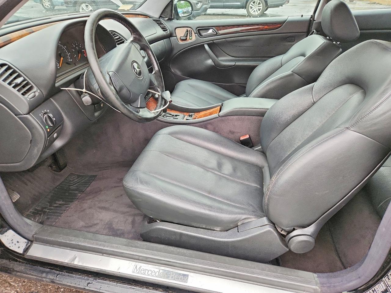 1998 Mercedes-benz Clk 320 Black vin: WDBLJ65G2WF046016