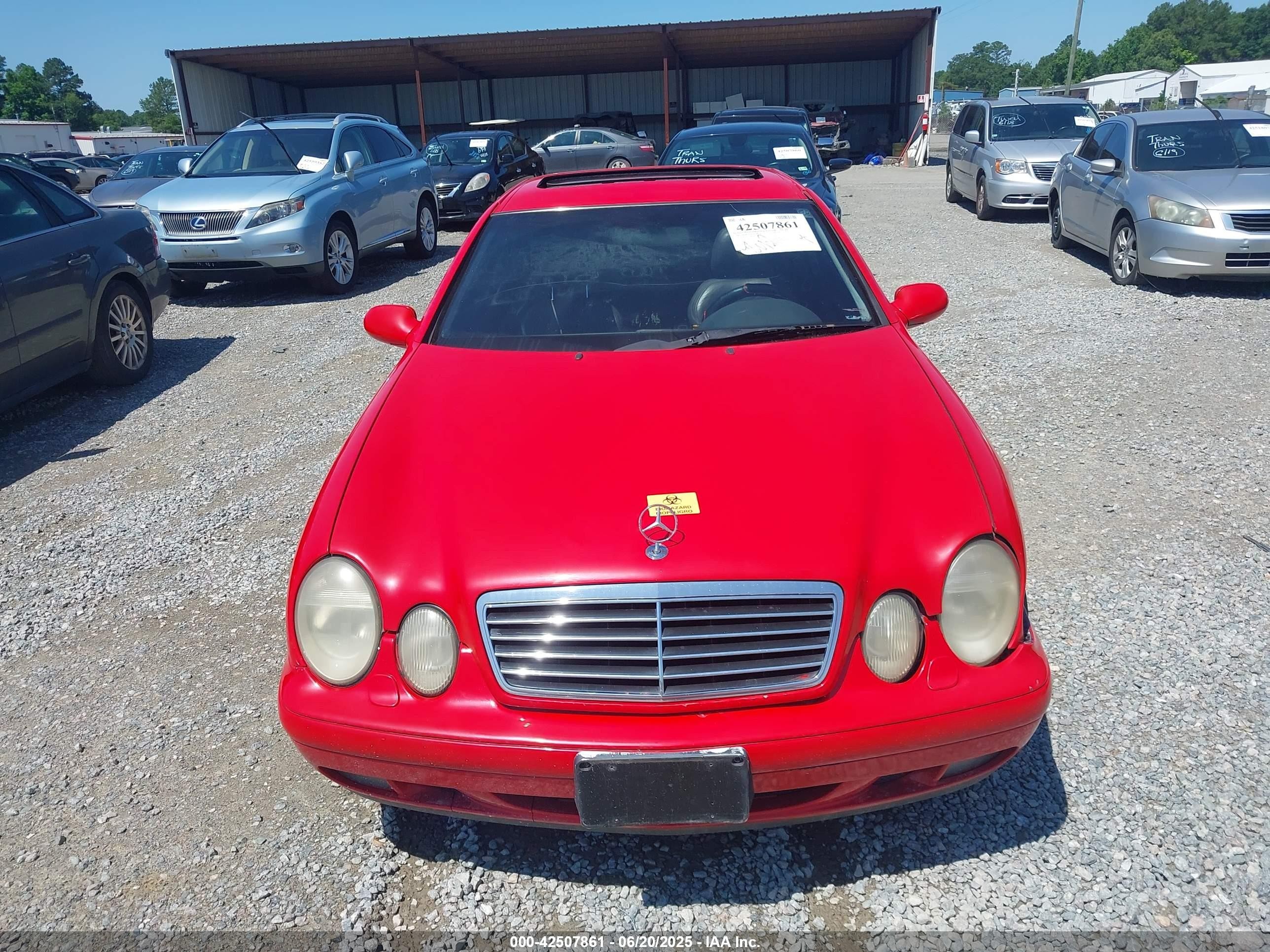 1998 Mercedes-benz Clk 320   Red vin: WDBLJ65G3WF041617