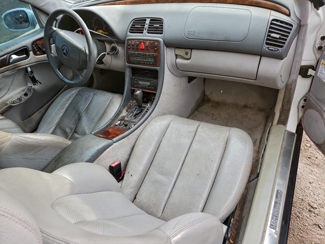 1998 Mercedes-benz Clk 320 White vin: WDBLJ65G4WF041528