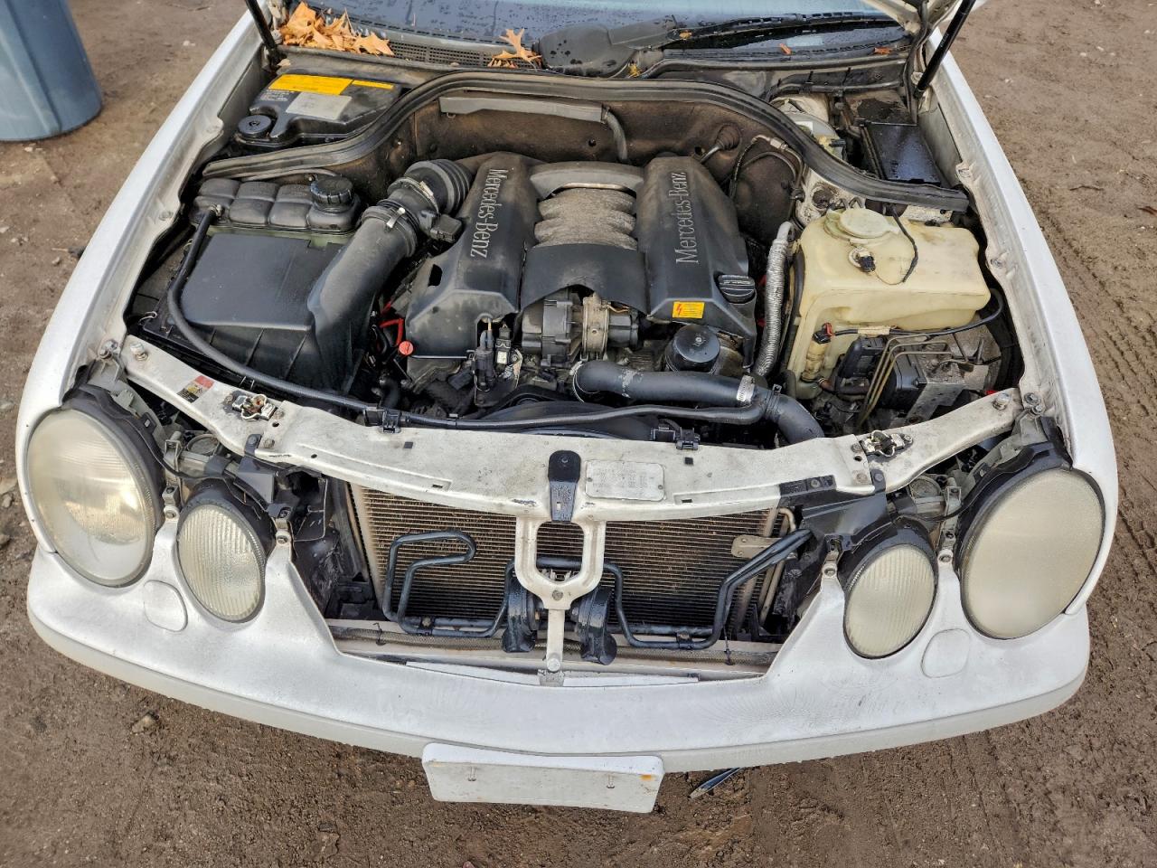 1998 Mercedes-benz Clk 320 White vin: WDBLJ65G4WF041528