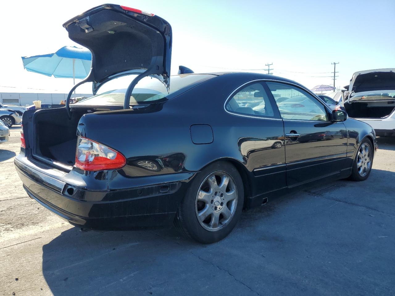 2002 Mercedes-benz Clk 320 Black vin: WDBLJ65G52T120606