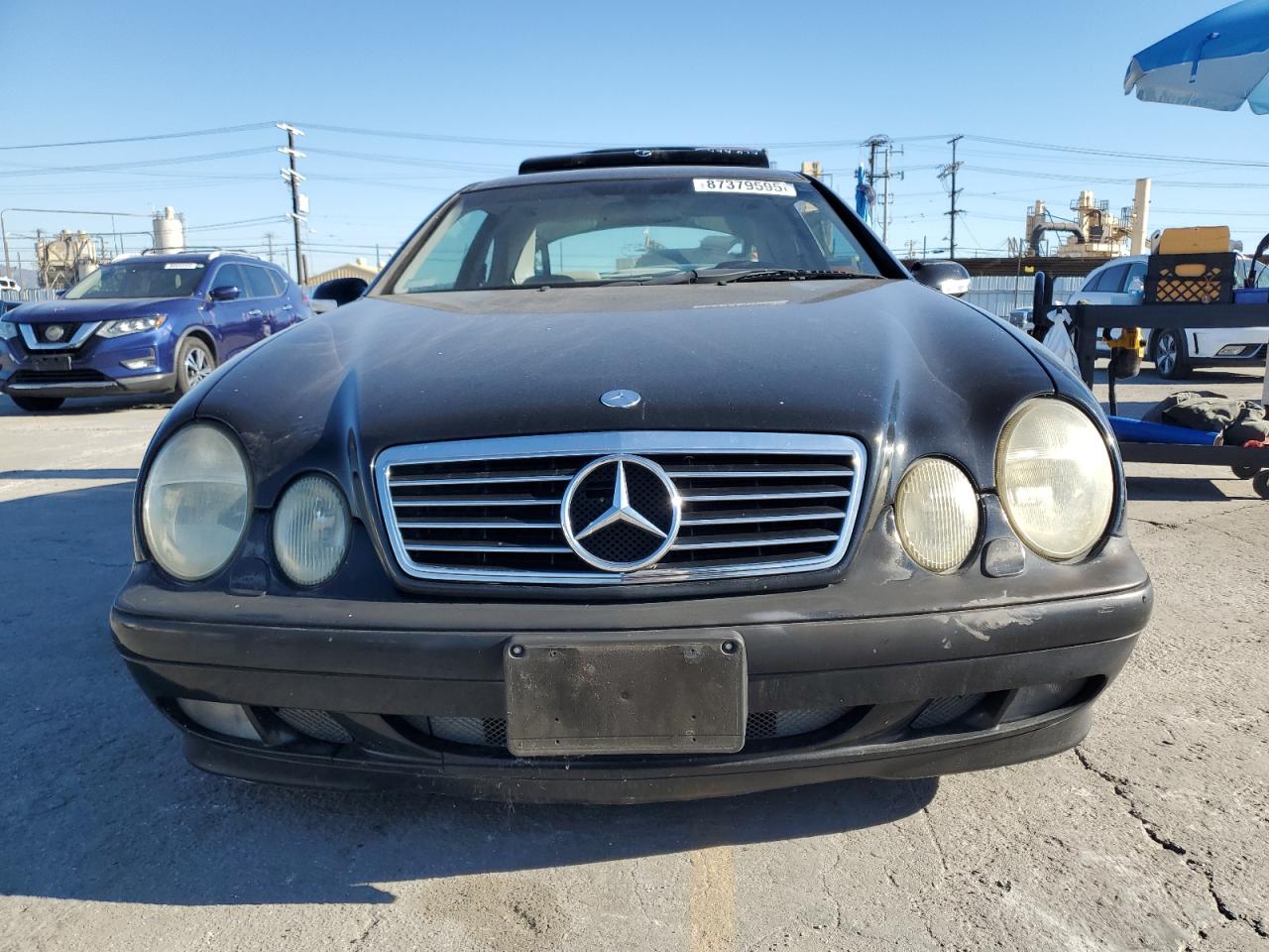 2002 Mercedes-benz Clk 320 Black vin: WDBLJ65G52T120606