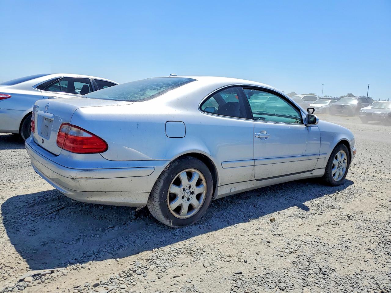 2002 Mercedes-benz Clk 320 Silver vin: WDBLJ65G52T128169