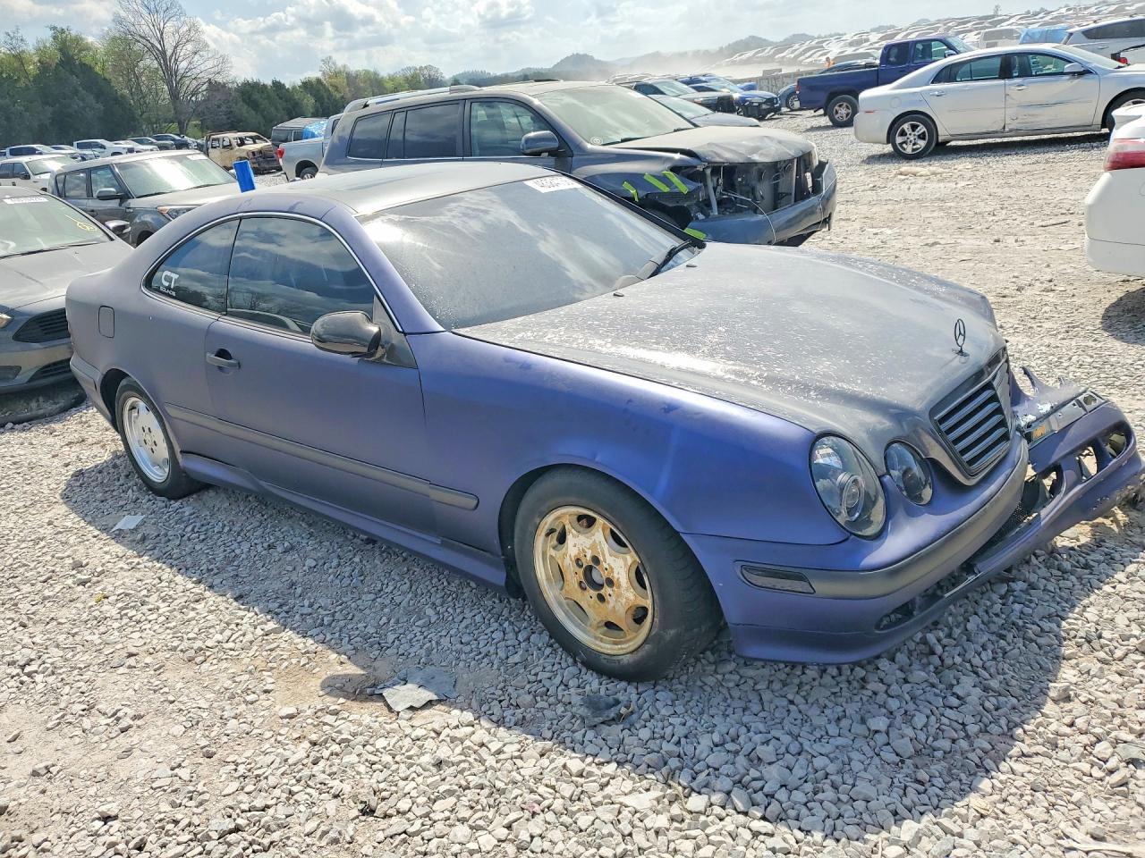 2002 Mercedes-benz Clk 320 Purple vin: WDBLJ65G62F194082
