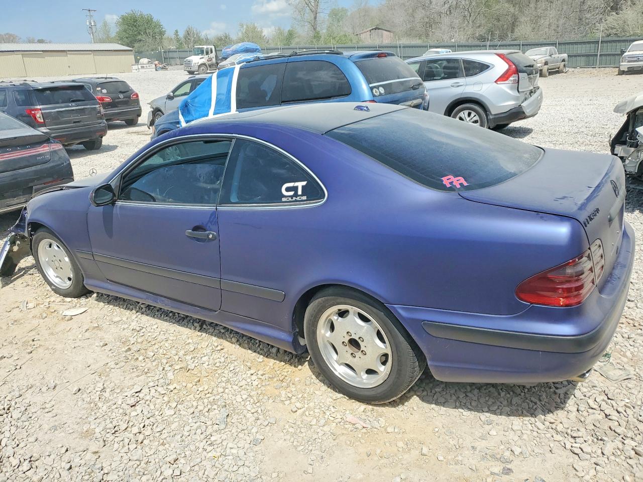 2002 Mercedes-benz Clk 320 Purple vin: WDBLJ65G62F194082