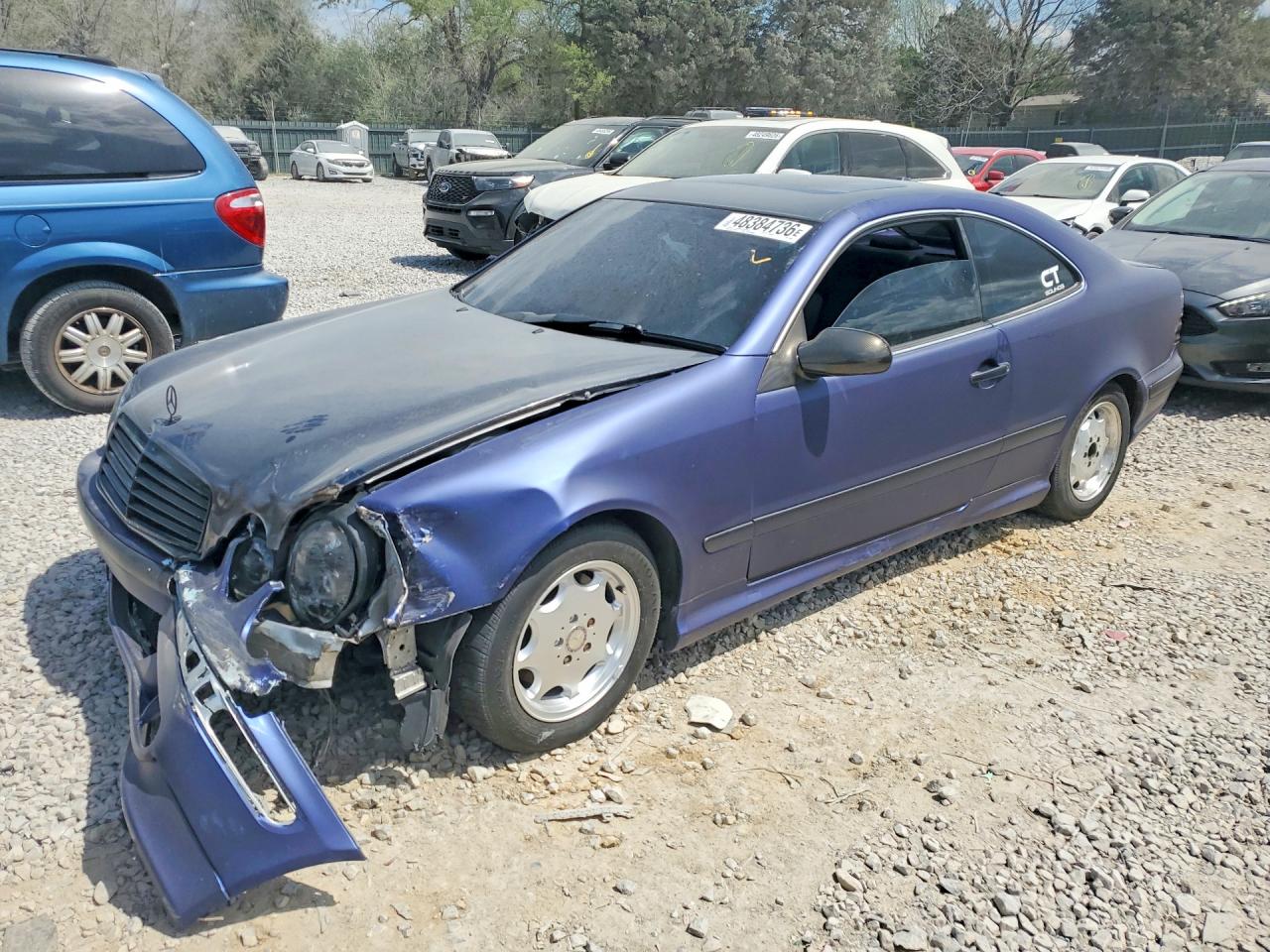 2002 Mercedes-benz Clk 320 Purple vin: WDBLJ65G62F194082