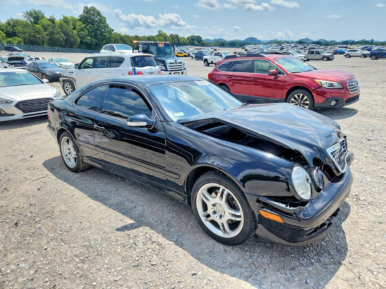 2002 Mercedes-benz Clk 320 Black vin: WDBLJ65G62F201726