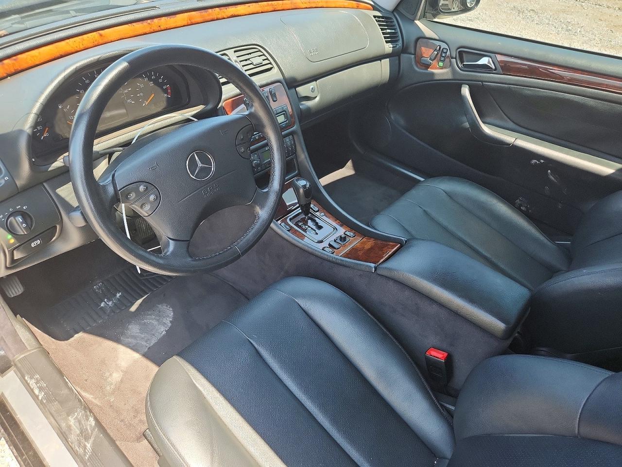 2002 Mercedes-benz Clk 320 Black vin: WDBLJ65G62F201726