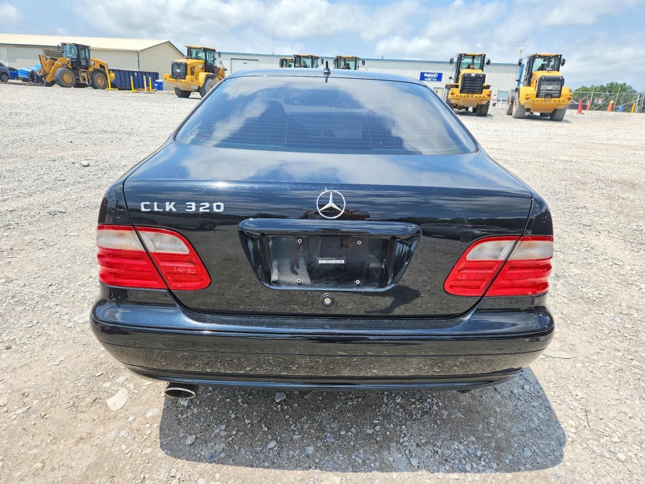 2002 Mercedes-benz Clk 320 Black vin: WDBLJ65G62F201726