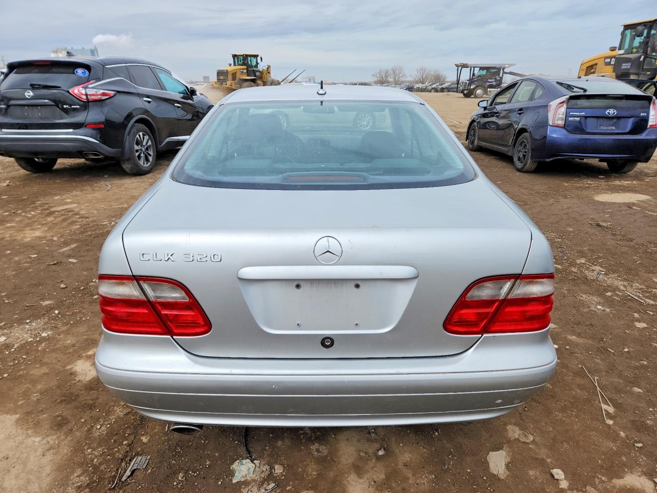 2002 Mercedes-benz Clk 320 Silver vin: WDBLJ65G62T125099