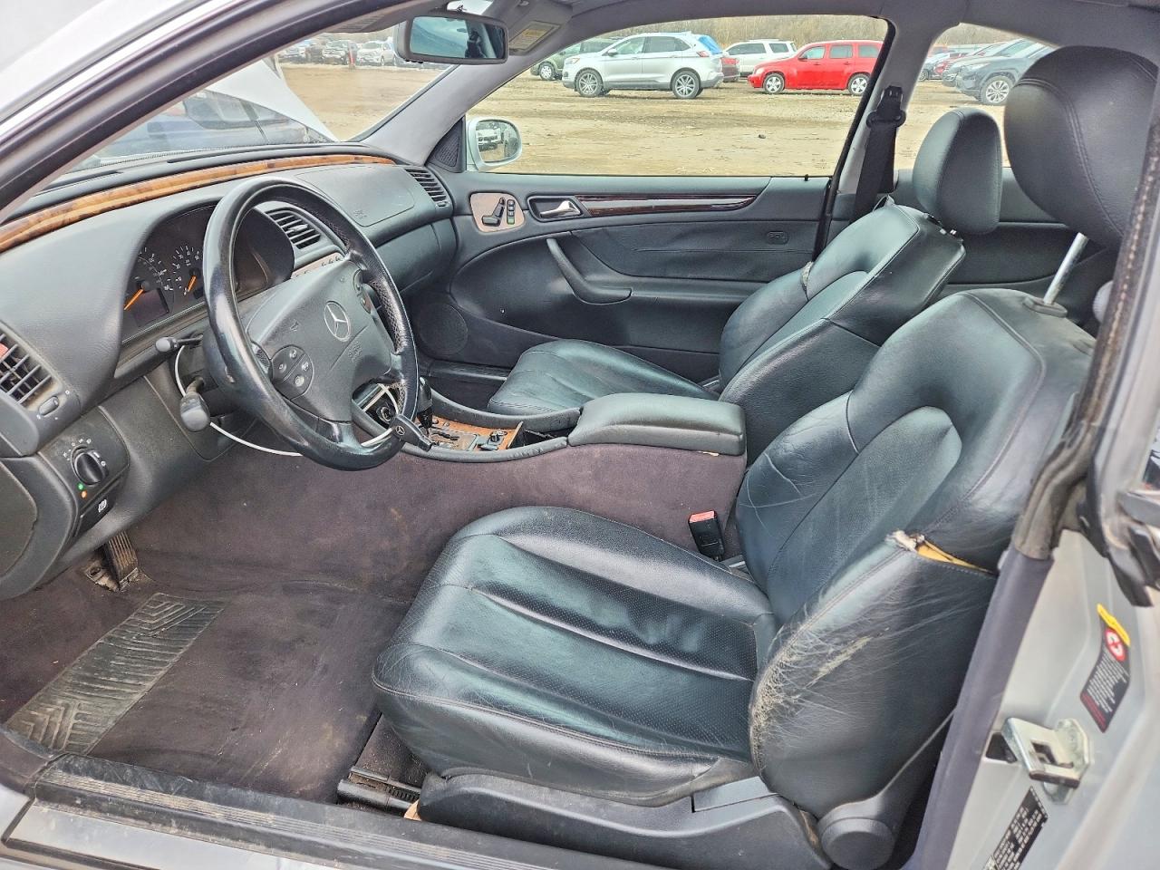 2002 Mercedes-benz Clk 320 Silver vin: WDBLJ65G62T125099