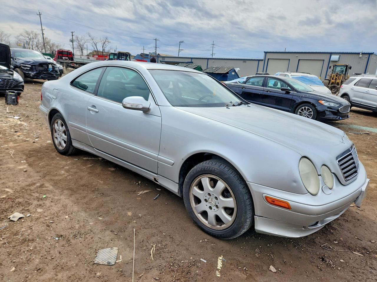 2002 Mercedes-benz Clk 320 Silver vin: WDBLJ65G62T125099