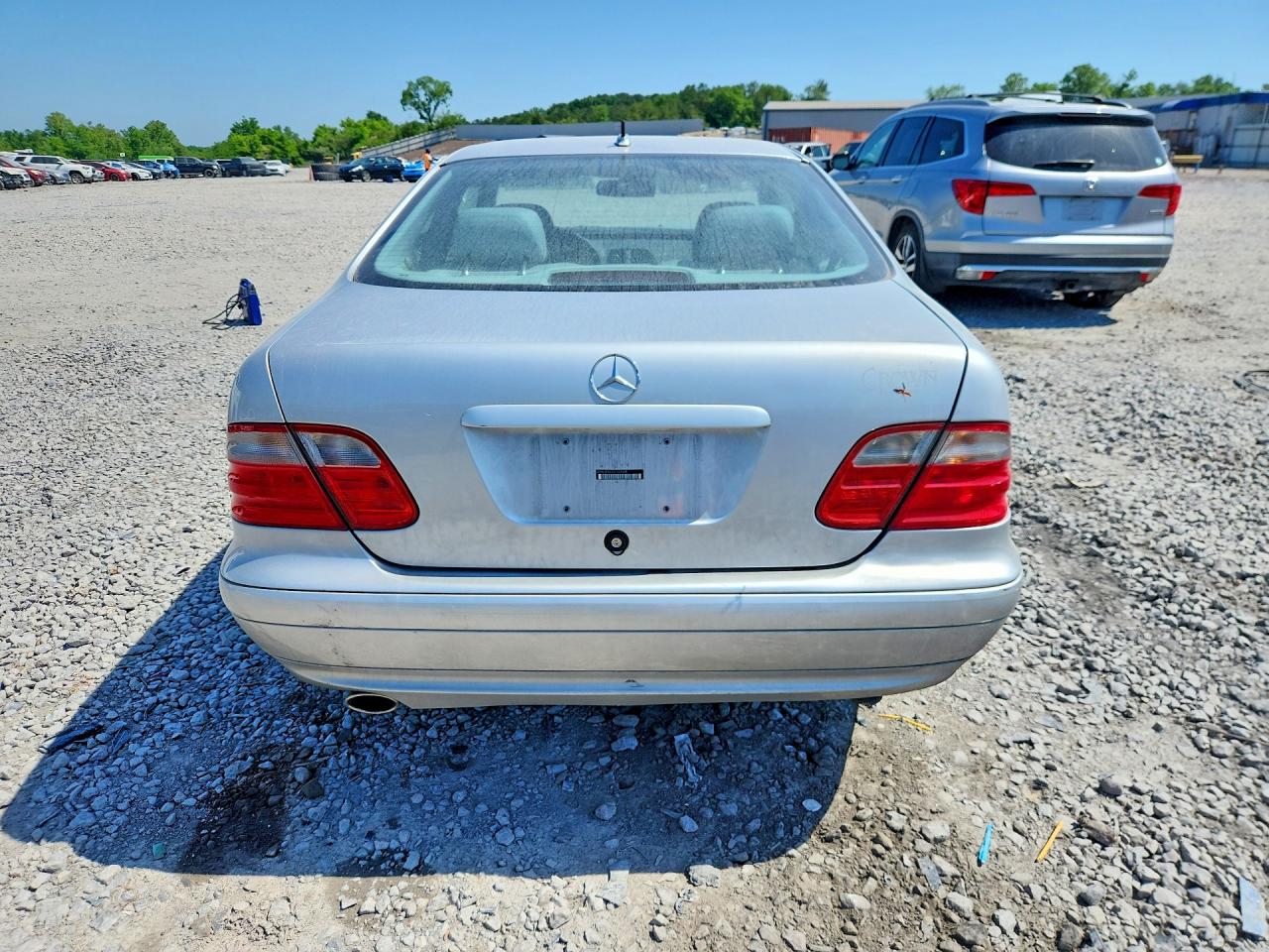 2002 Mercedes-benz Clk 320 Silver vin: WDBLJ65G72T107324