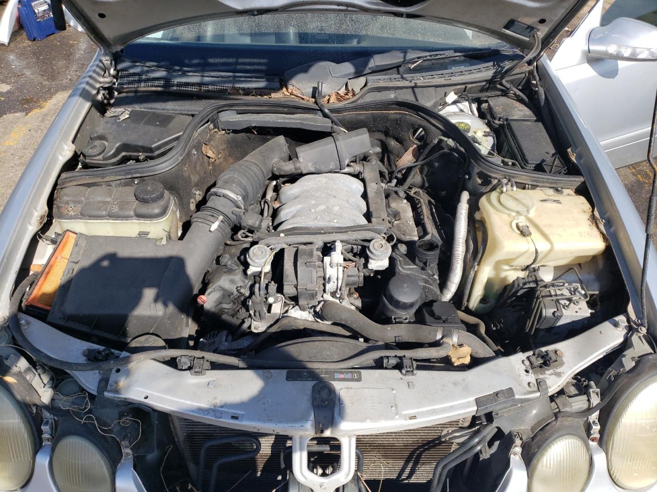 2002 Mercedes-benz Clk 320 Silver vin: WDBLJ65G72T118288
