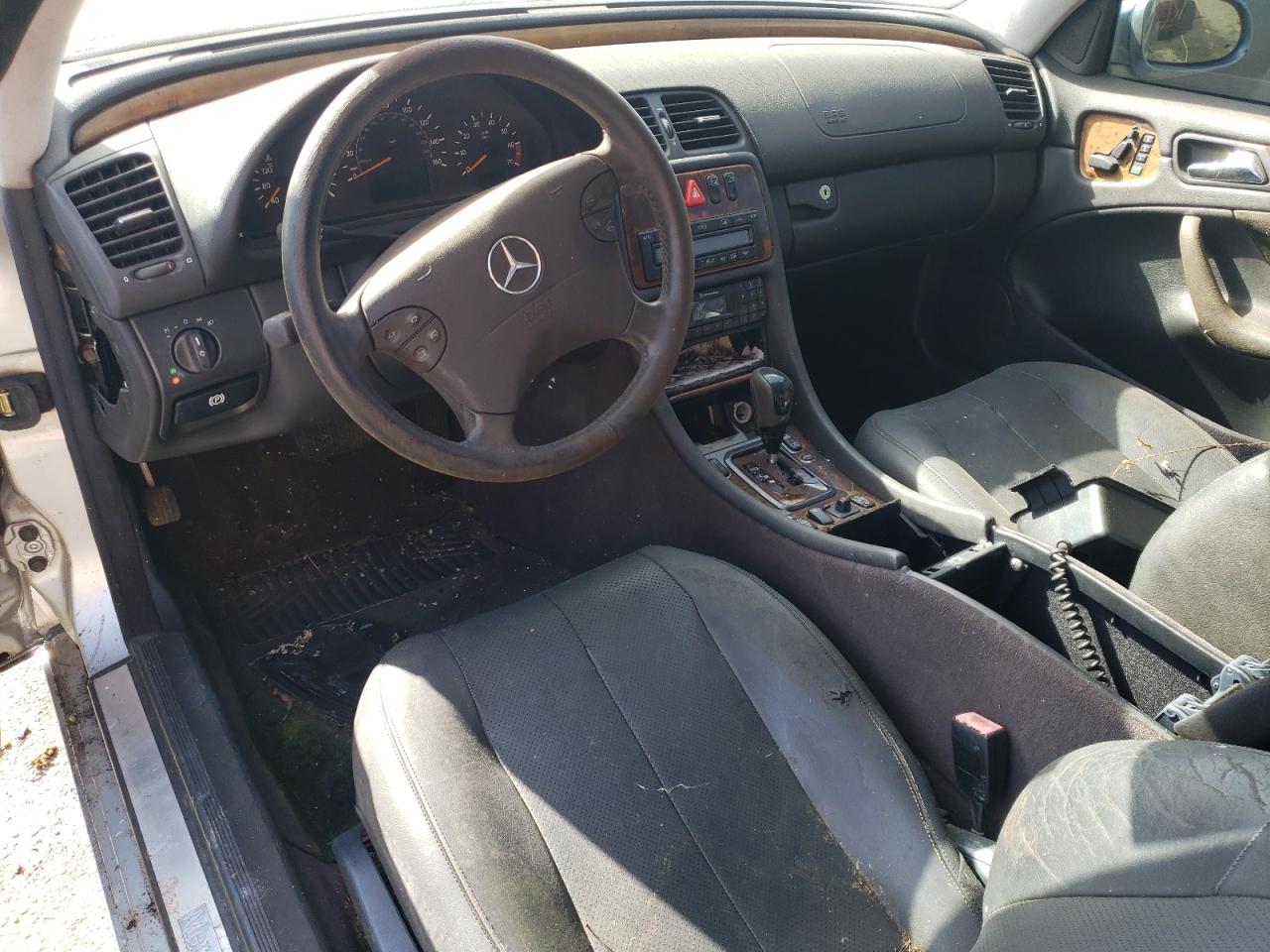 2002 Mercedes-benz Clk 320 Silver vin: WDBLJ65G72T118288