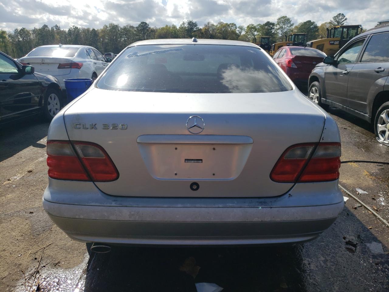 2002 Mercedes-benz Clk 320 Silver vin: WDBLJ65G72T118288