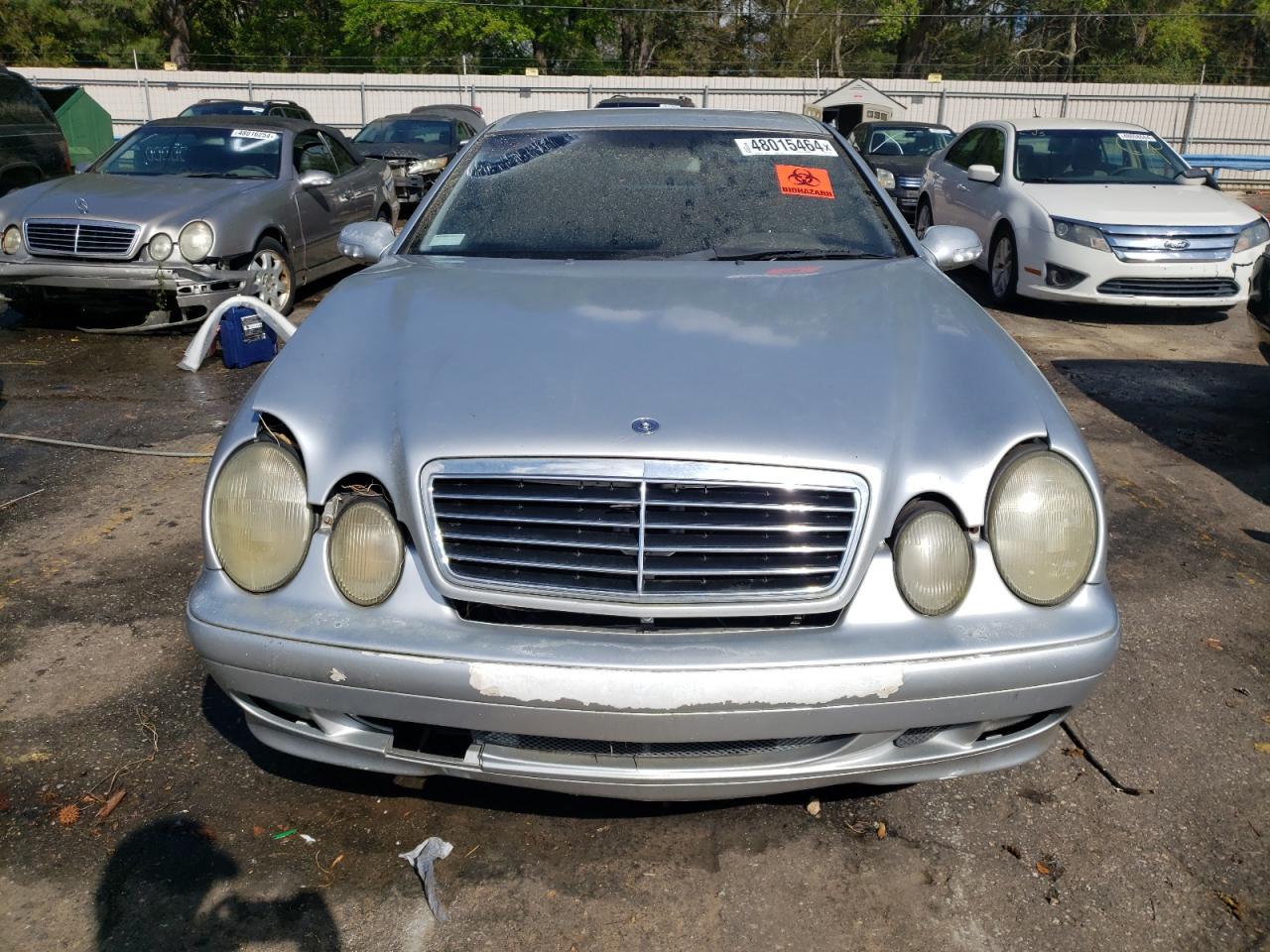 2002 Mercedes-benz Clk 320 Silver vin: WDBLJ65G72T118288
