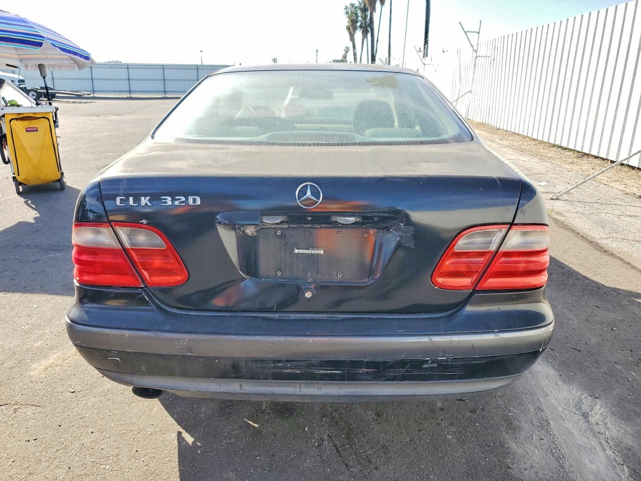 1999 Mercedes-benz Clk 320 Black vin: WDBLJ65G7XF086058