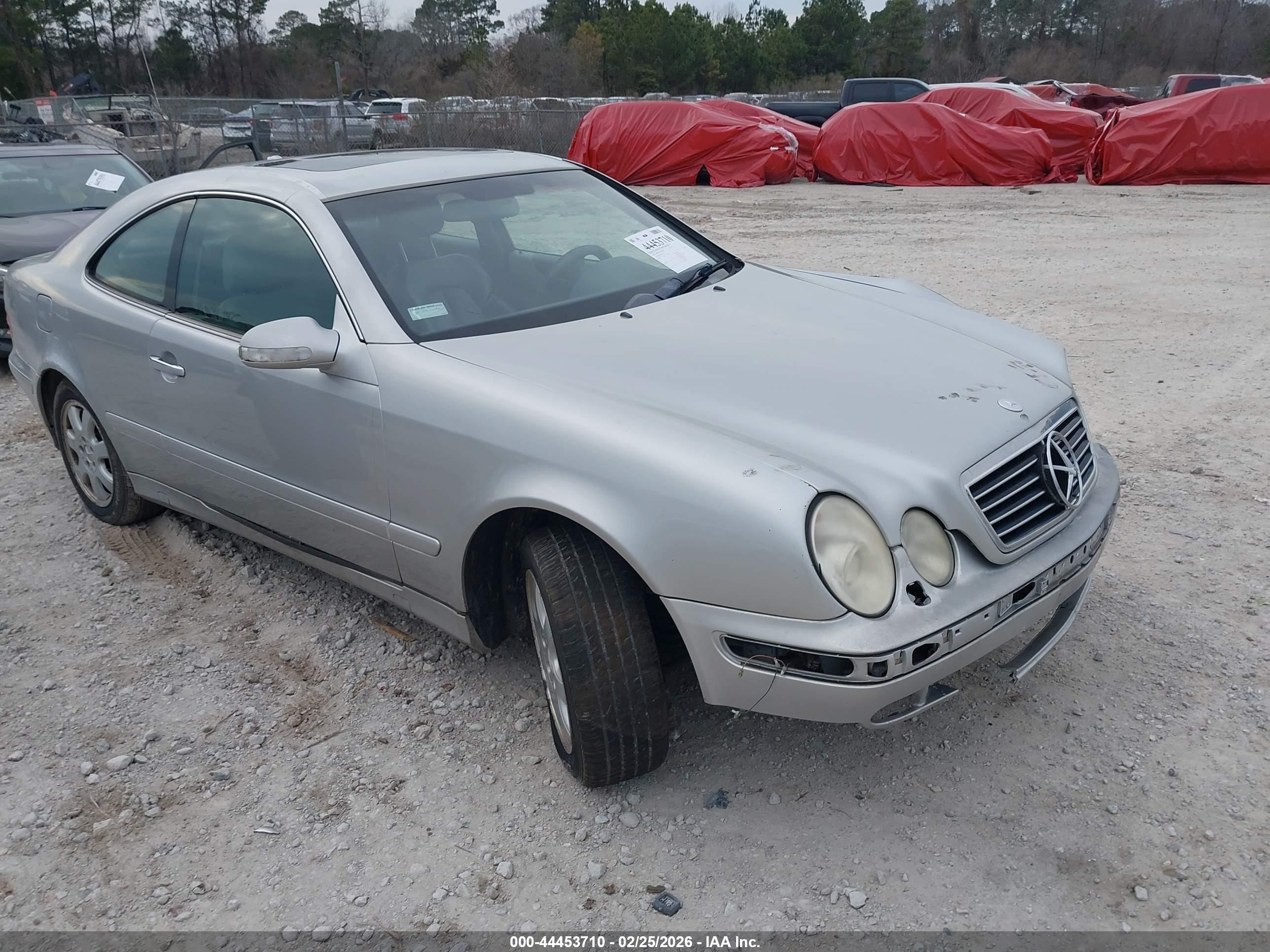 2000 Mercedes-benz Clk 320   Silver vin: WDBLJ65G7YF132733