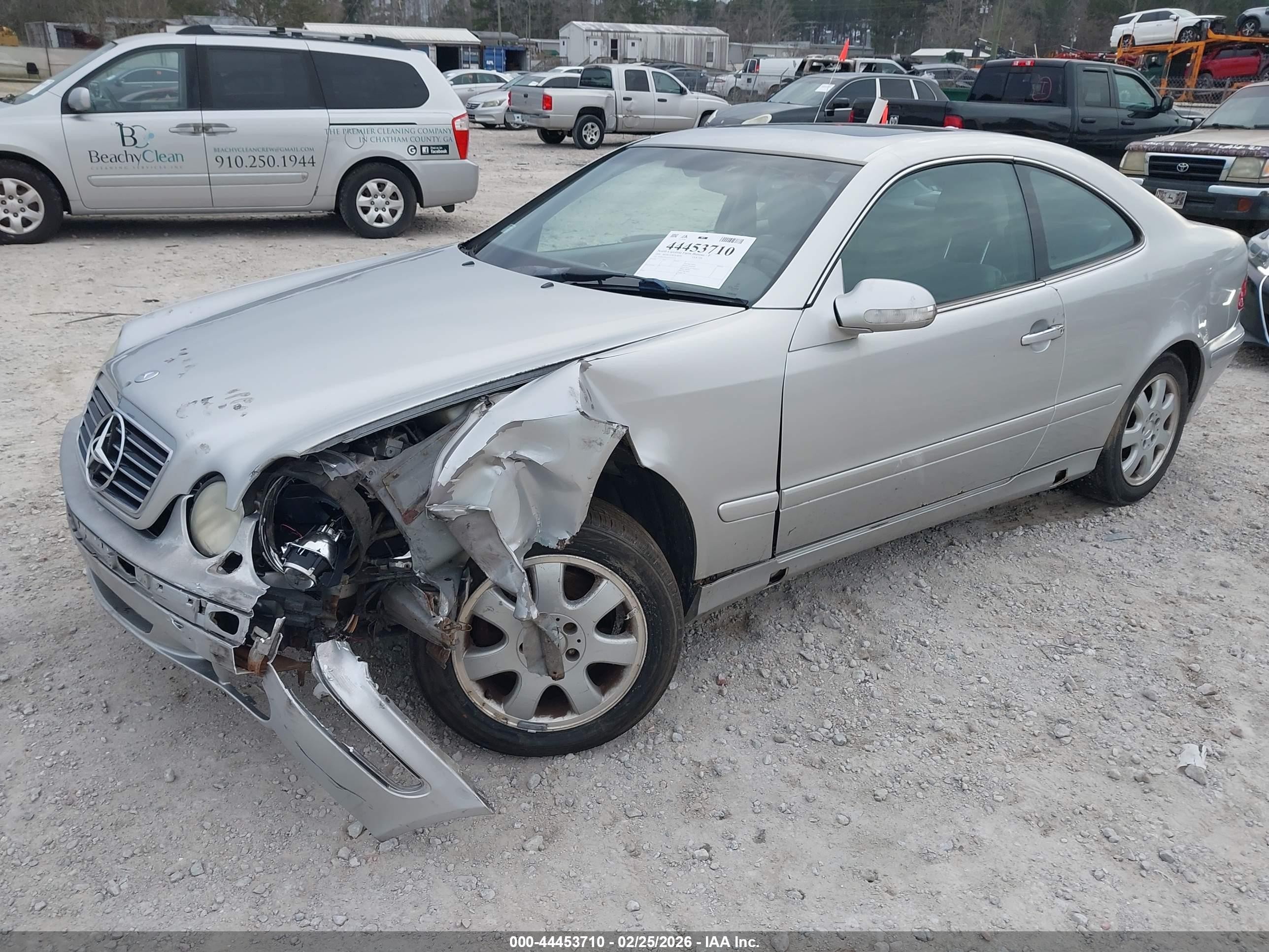 2000 Mercedes-benz Clk 320   Silver vin: WDBLJ65G7YF132733