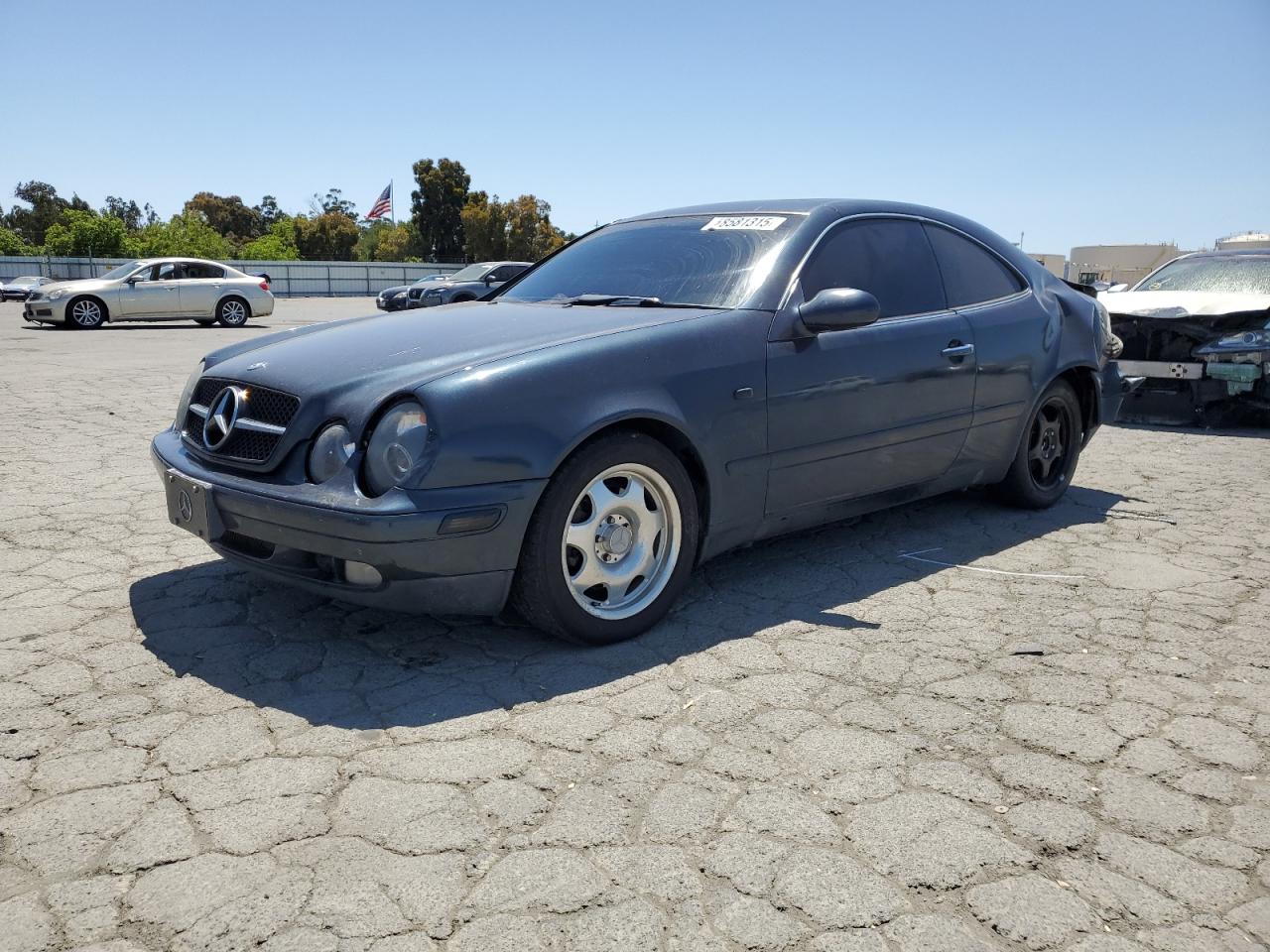1998 Mercedes-benz Clk 320   Blue vin: WDBLJ65G8WF021251