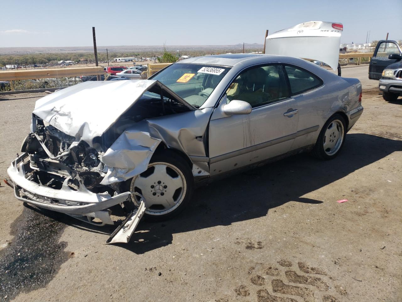 1998 Mercedes-benz Clk 320 Silver vin: WDBLJ65G8WF034663