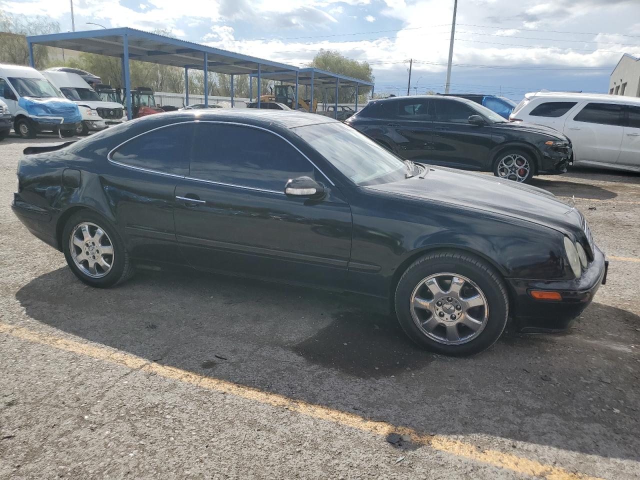 2002 Mercedes-benz Clk 320 Black vin: WDBLJ65G92F198546