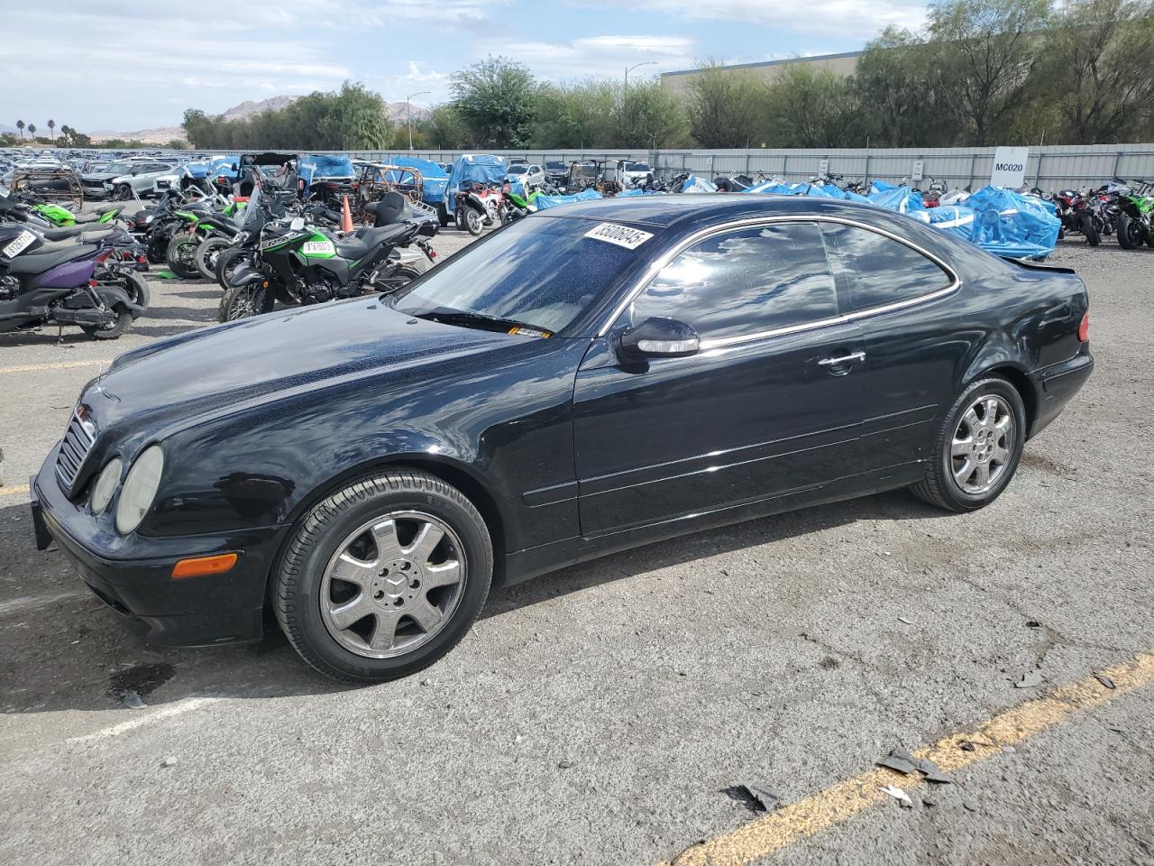 2002 Mercedes-benz Clk 320 Black vin: WDBLJ65G92F198546