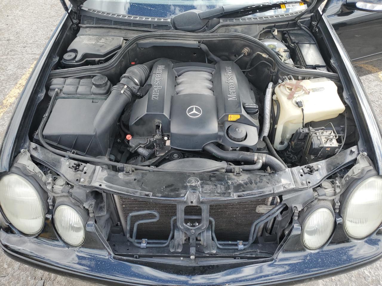 2002 Mercedes-benz Clk 320 Black vin: WDBLJ65G92F198546