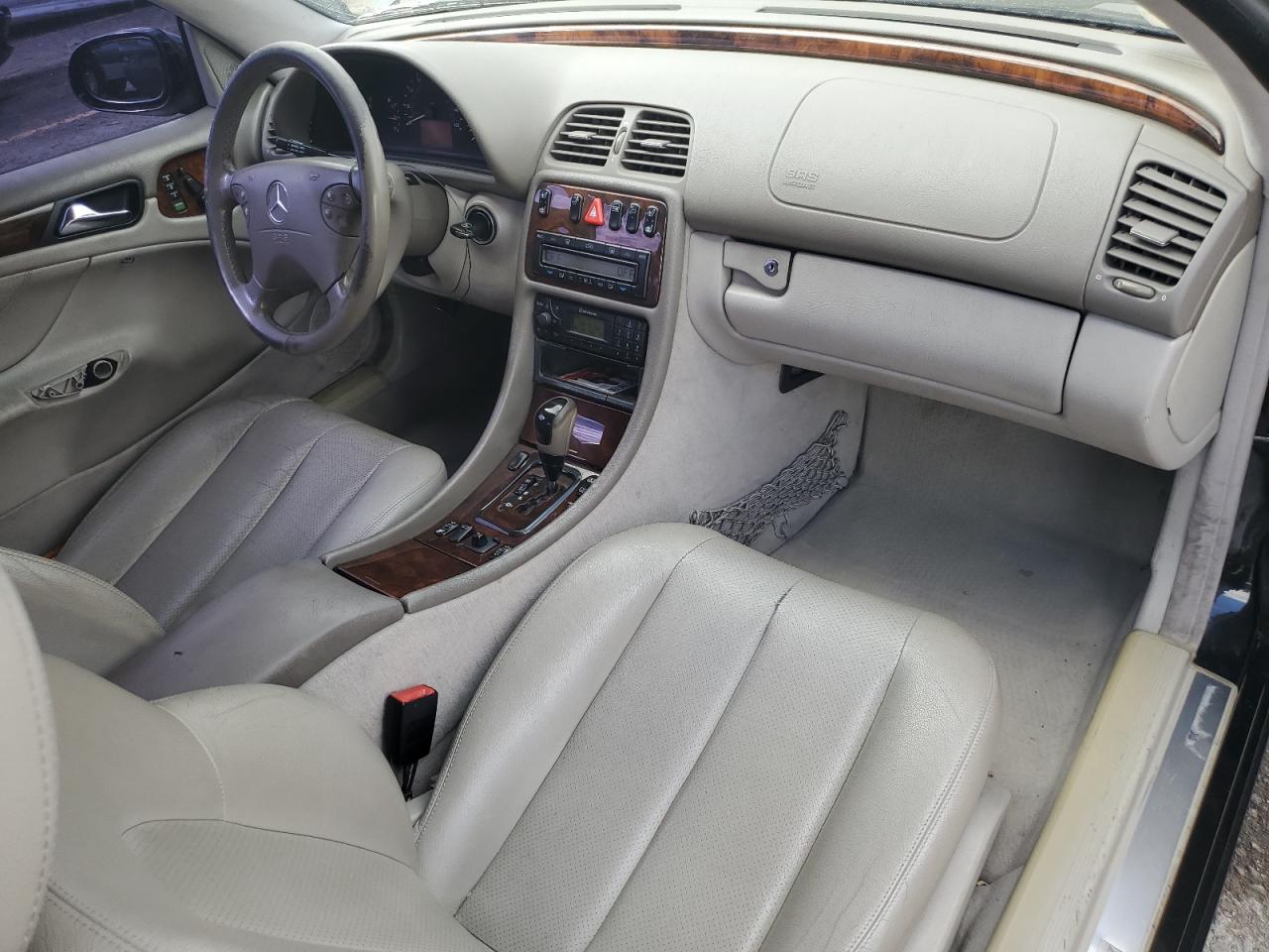 2002 Mercedes-benz Clk 320 Black vin: WDBLJ65G92F198546