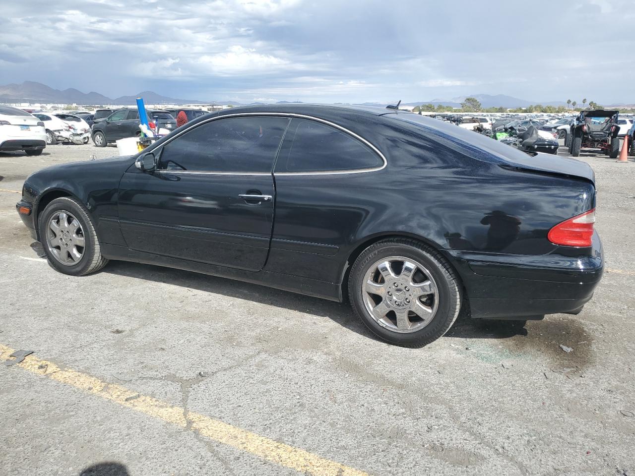 2002 Mercedes-benz Clk 320 Black vin: WDBLJ65G92F198546